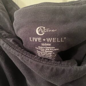 Active Live Well Women's Black Pants